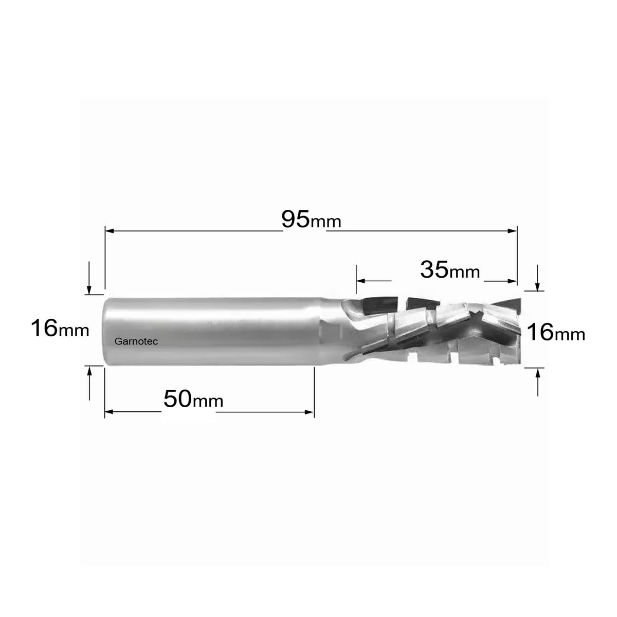 Diamantfrees negatieve PCD Z3+1 Nesting Turbo