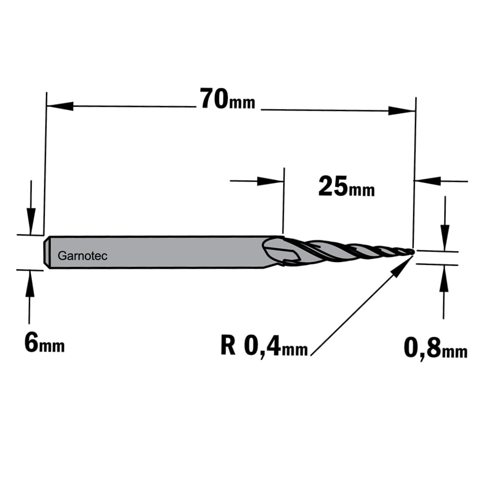 2D/3D spiraalfrees