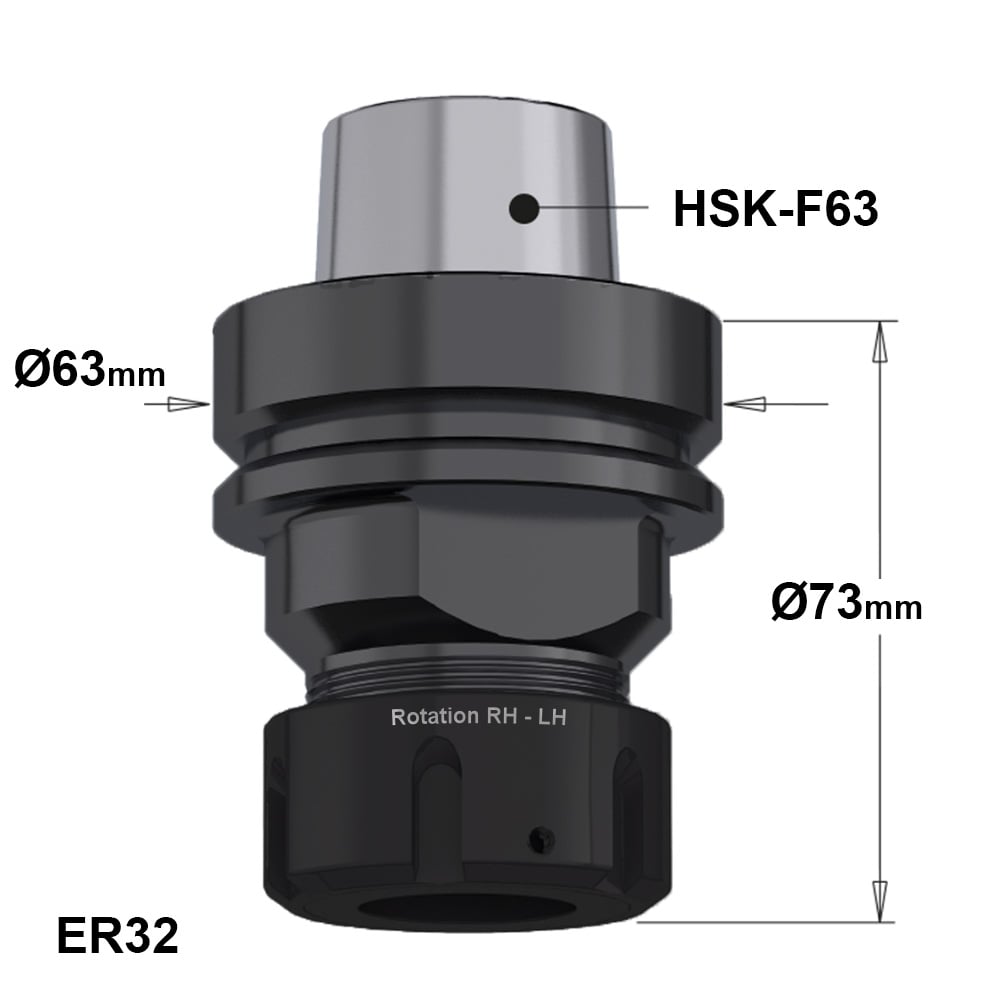 HSK precisie-spantanghouder ER32