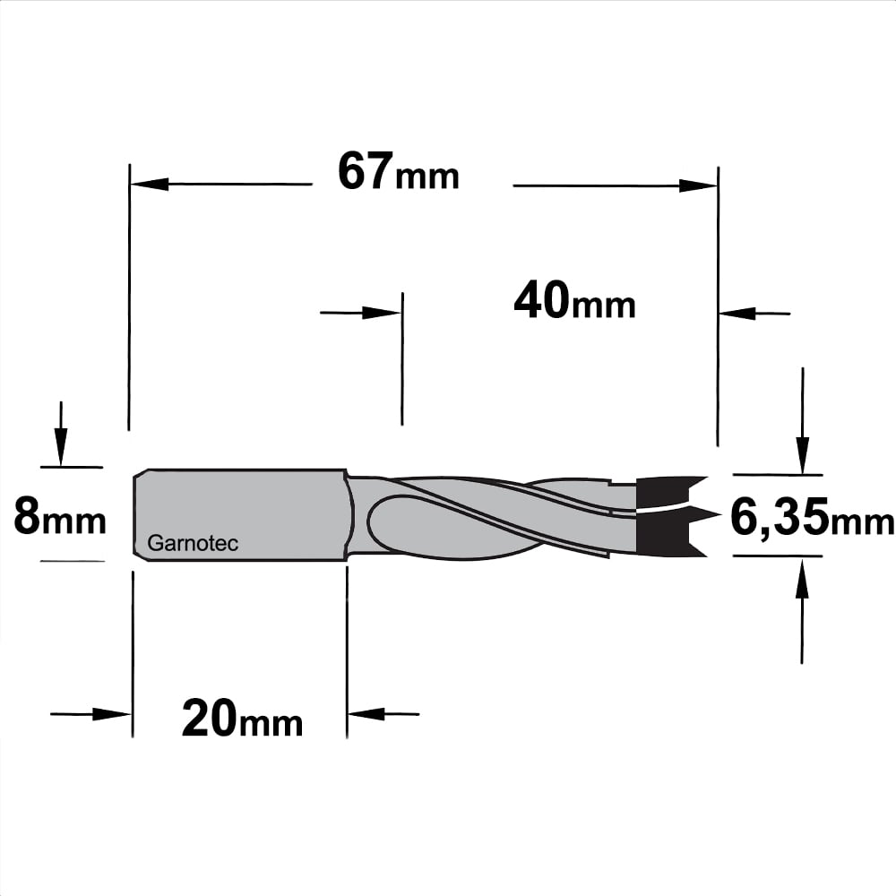 Drevelboor, rechts