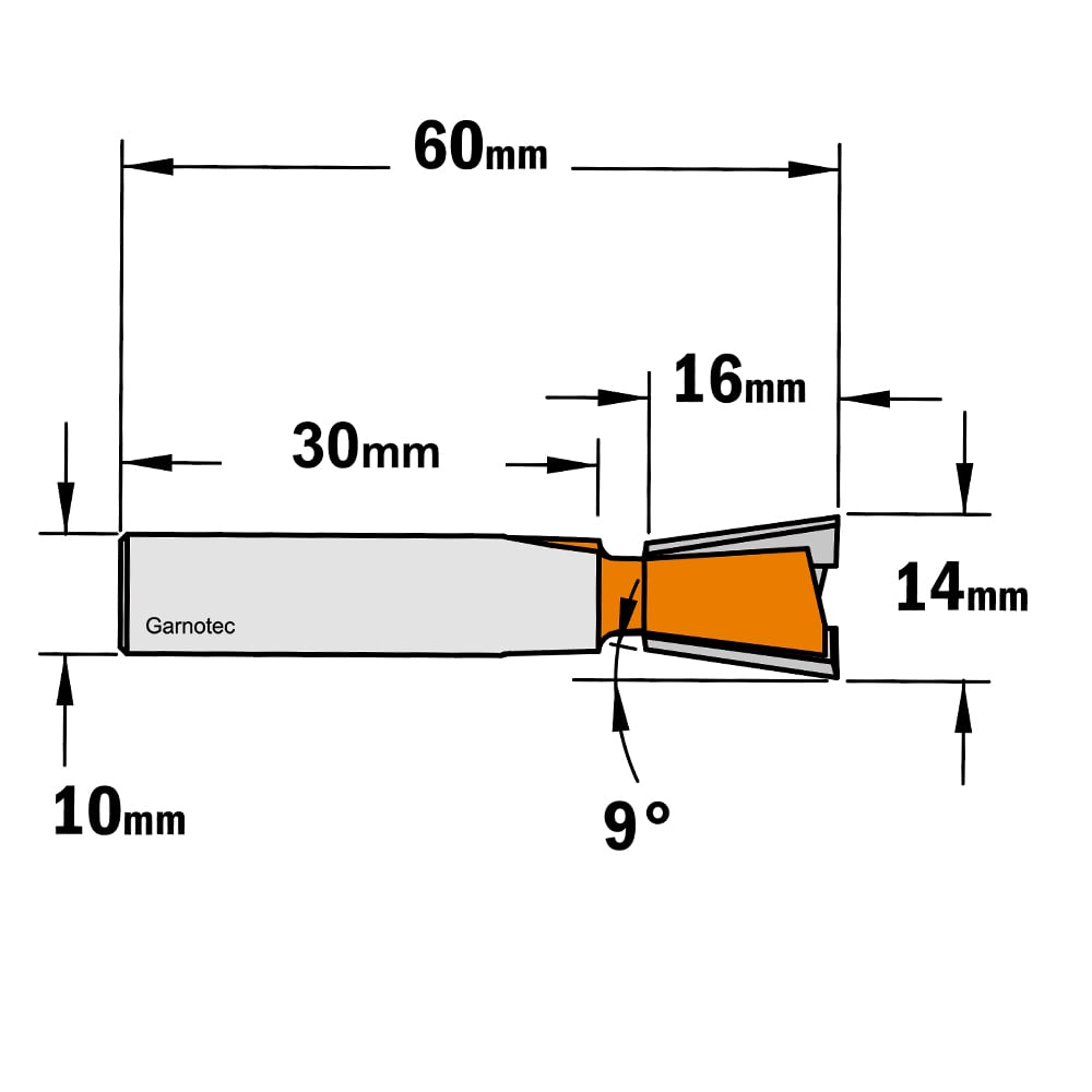 Zwaluwstaartfrees 9°