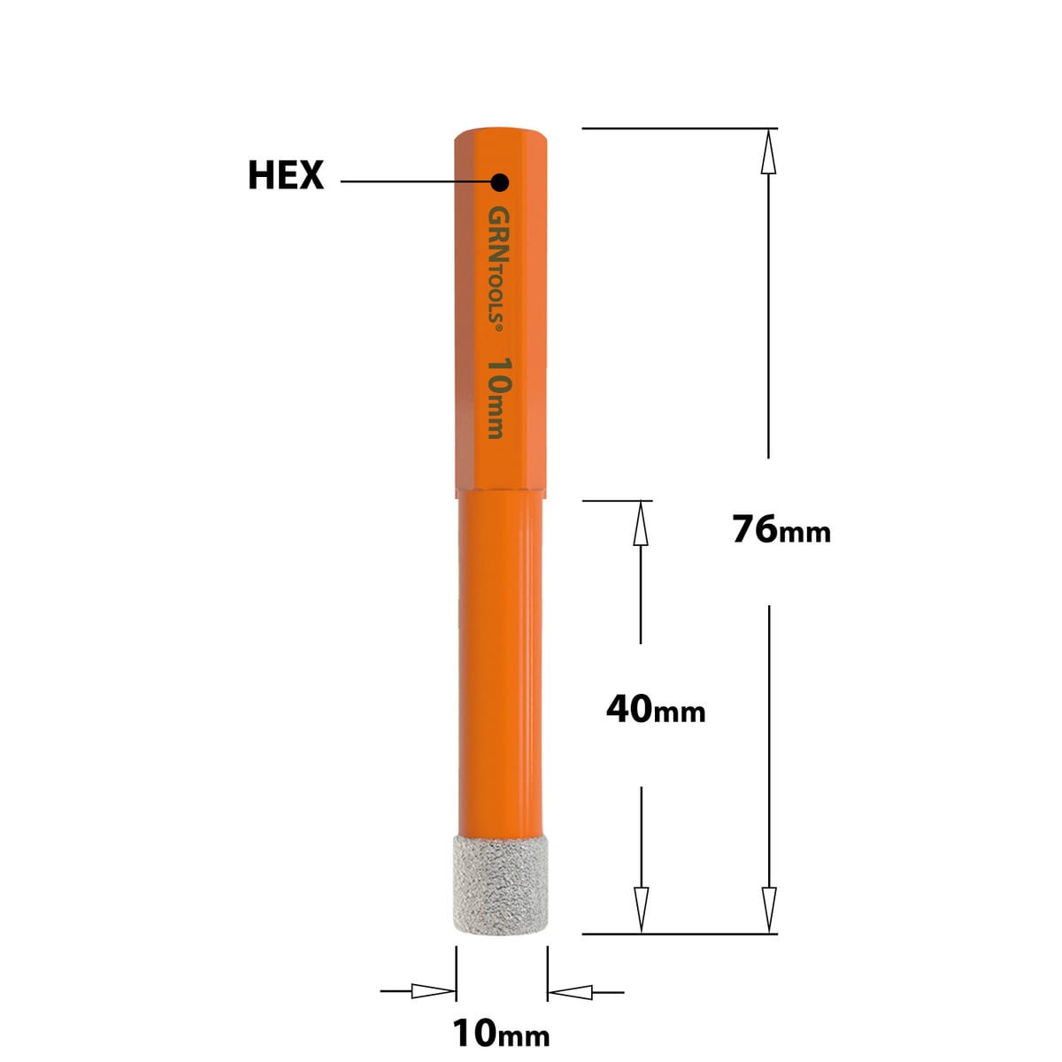 Gatzaag voor extreem harde materialen D=10mm