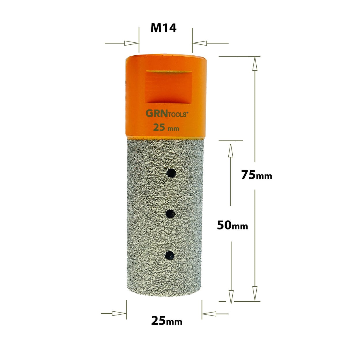 Gatzaag voor extreem harde materialen D=25mm