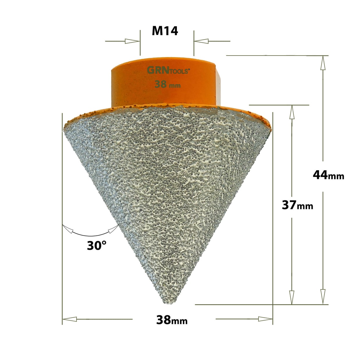 Gatzaag voor extreem harde materialen D=38mm