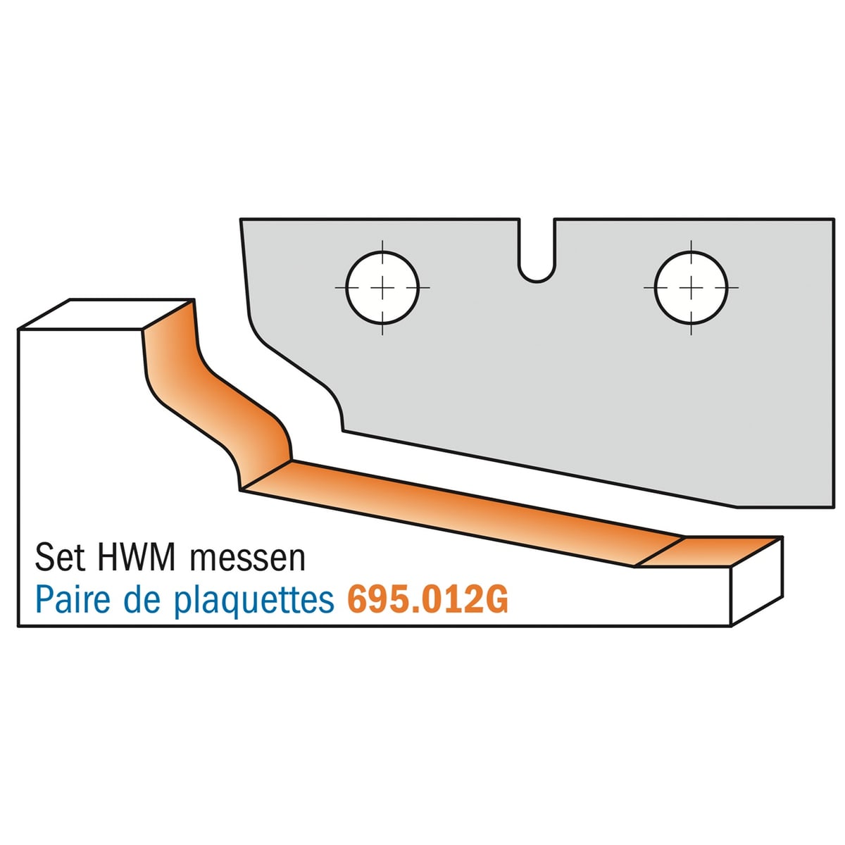 Profielmes voor bossingpaneelfrees type G