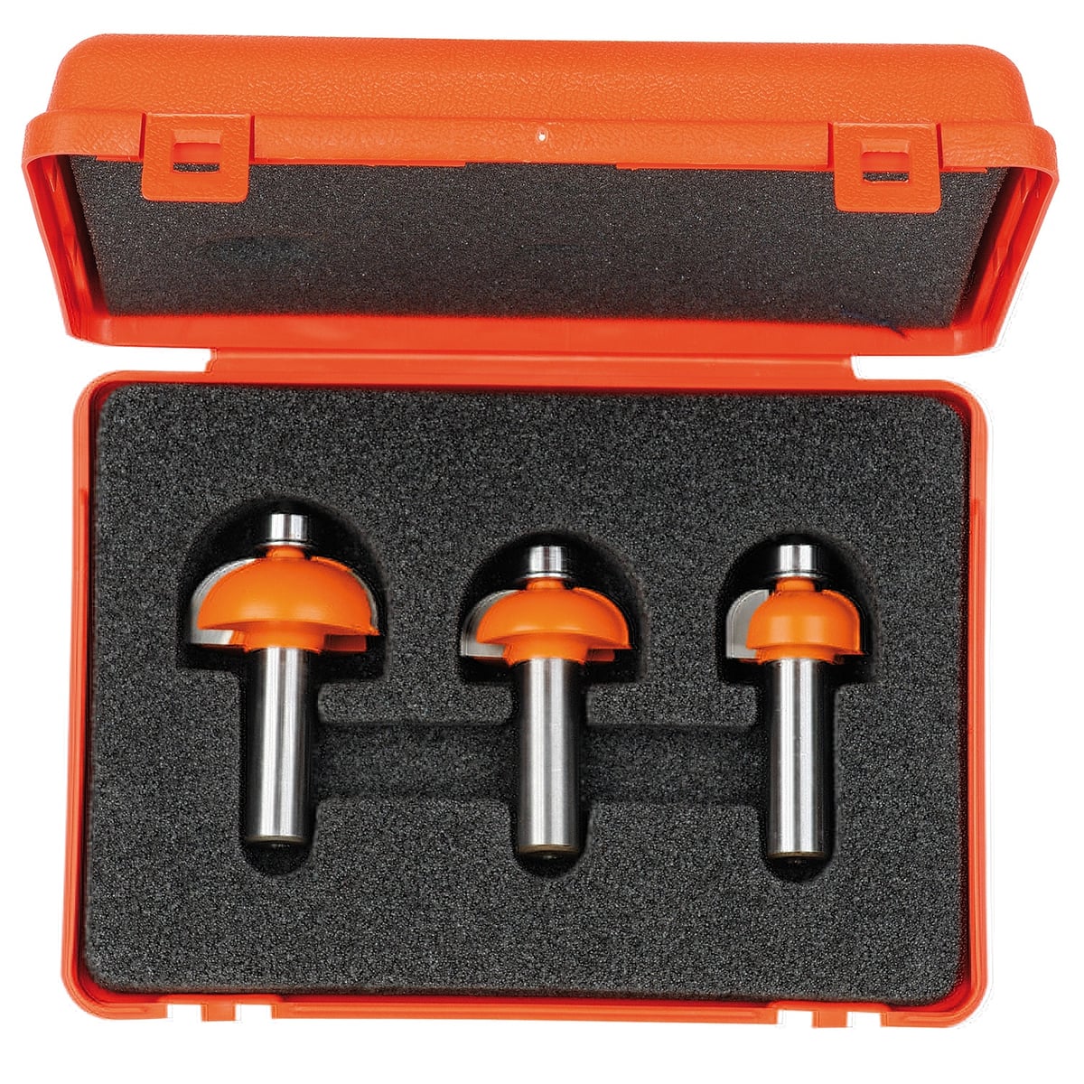 3-delige bolle radiusfreesset met kogellager, HW
