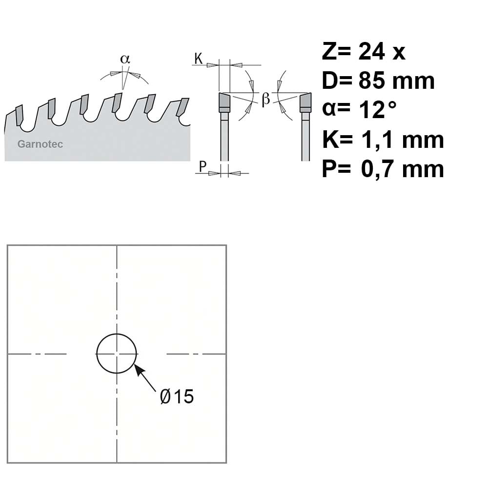 Universeel HW zaagblad Contractor