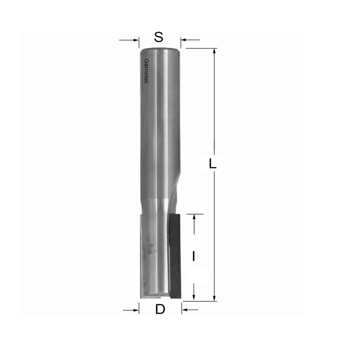 Diamantfrees met negatieve en positieve snij-plakket PCD Z2+1
