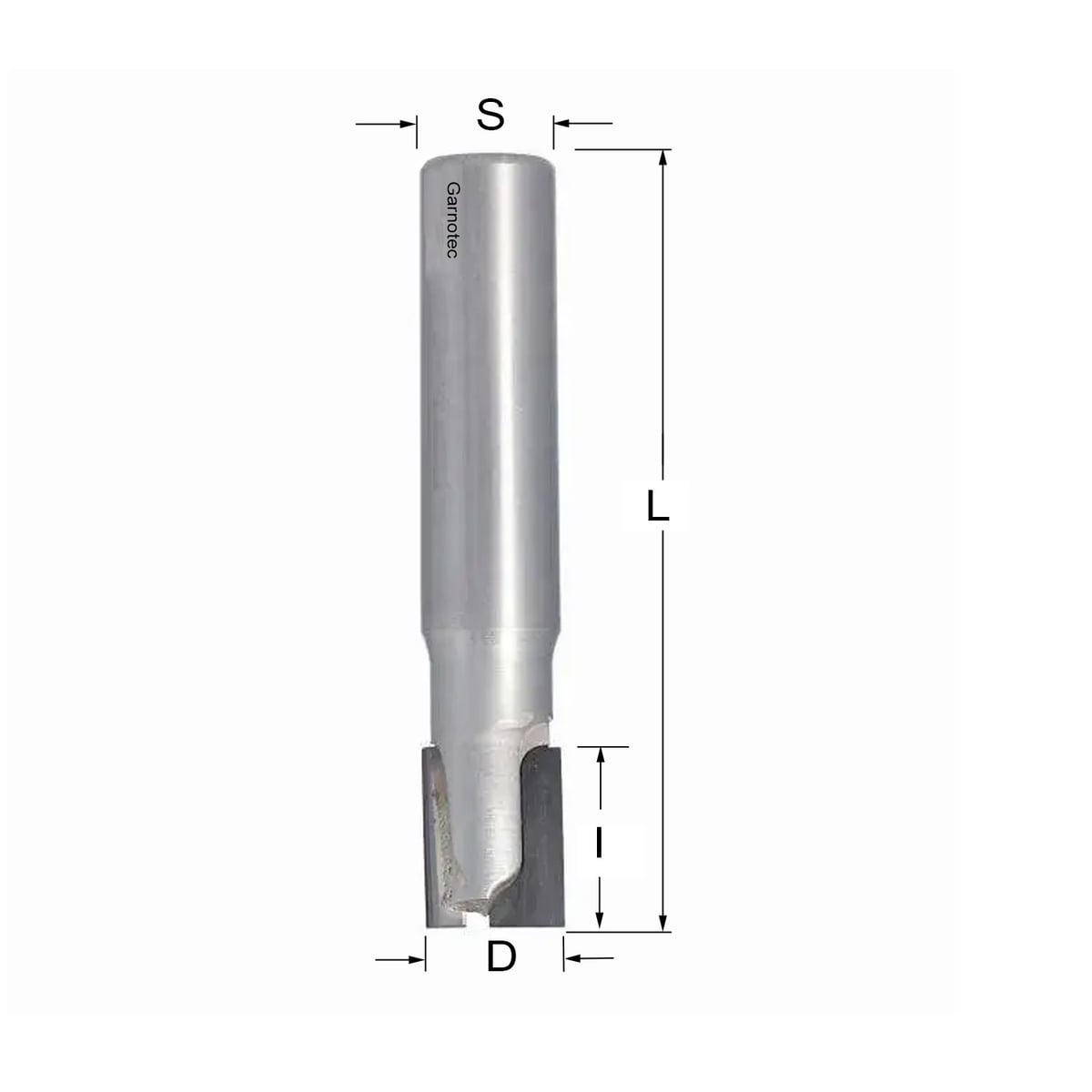 Diamantfrees met negatieve en positieve snij-plakket PCD Z2+1