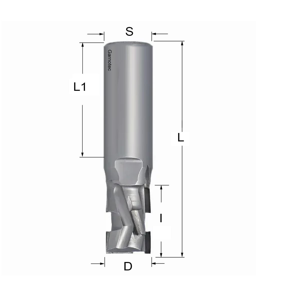 Diamantfrees  PCD Z2+2 Nesting