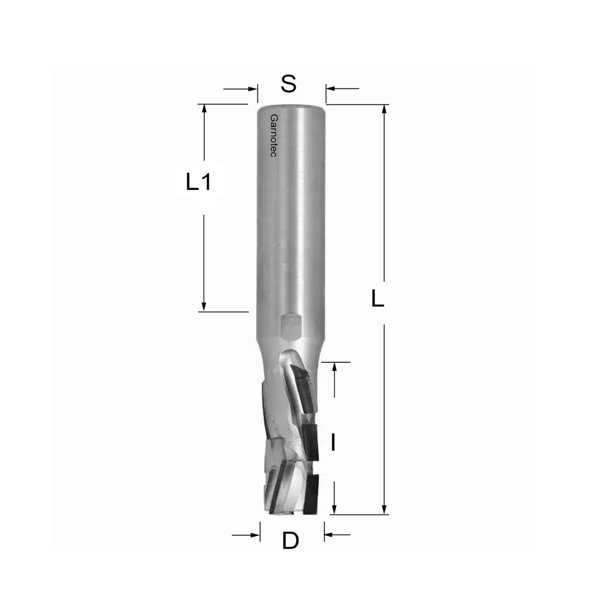 Diamantfrees negatieve PCD Z3+1 Nesting