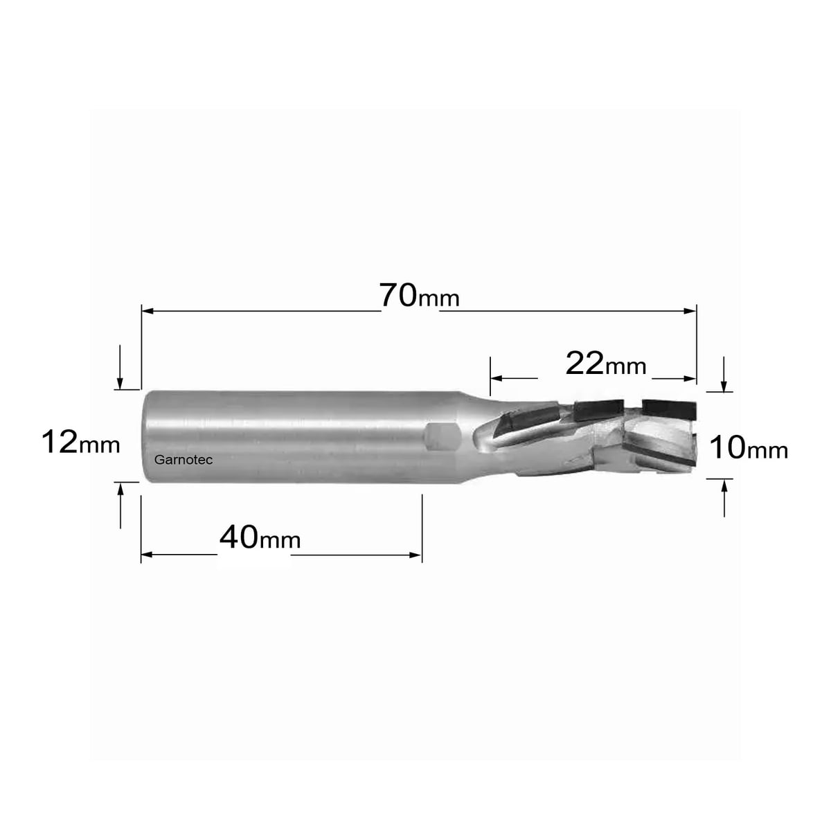 Diamantfrees negatieve PCD Z3+1 Nesting