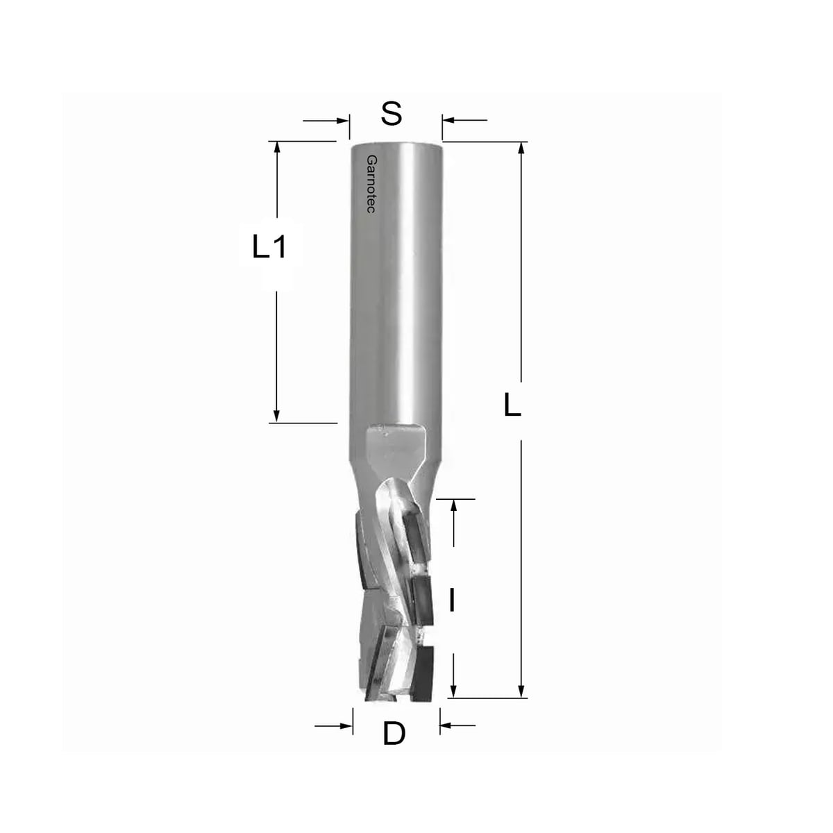 Diamantfrees negatieve PCD Z3+1 Nesting