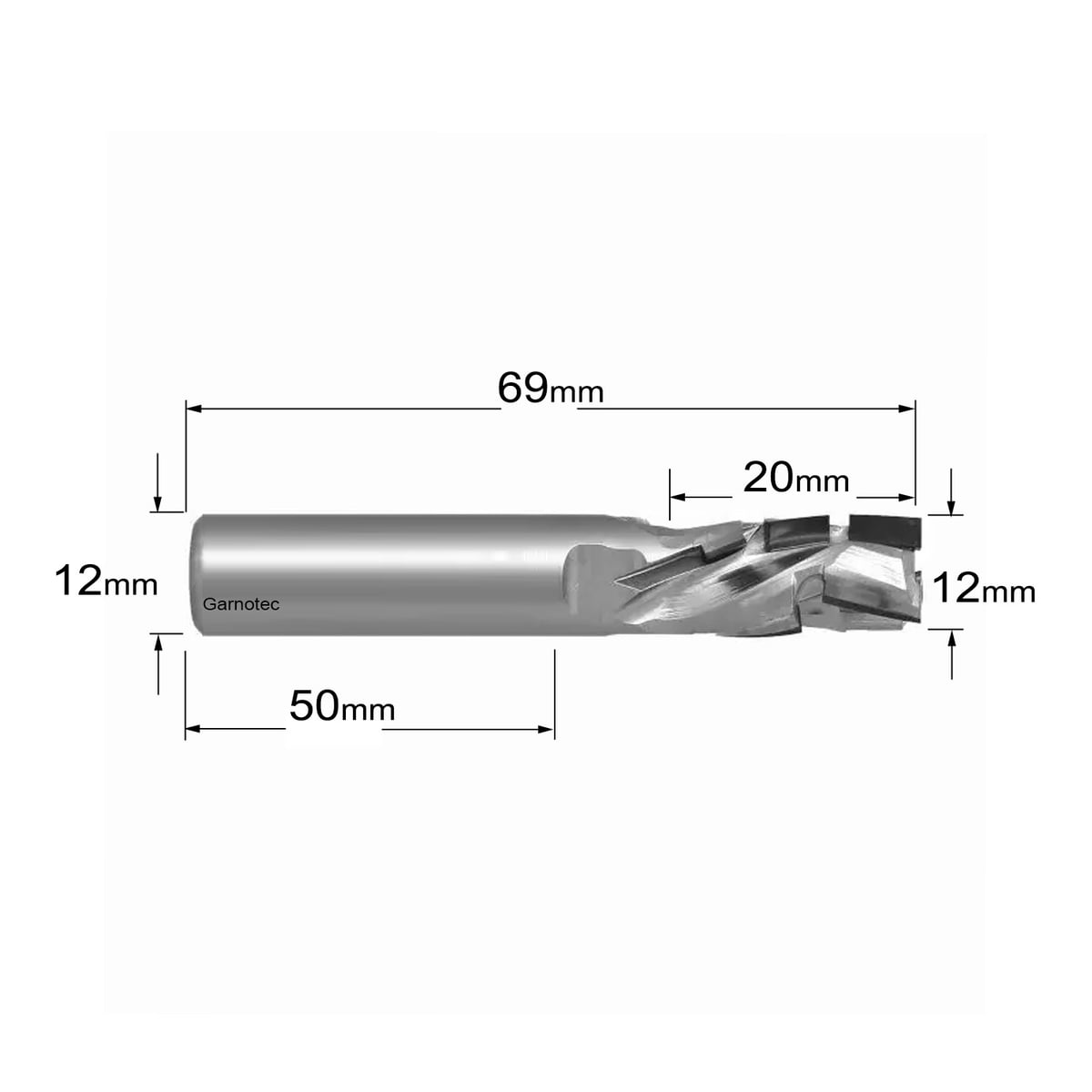 Diamantfrees negatieve PCD Z3+1 Nesting