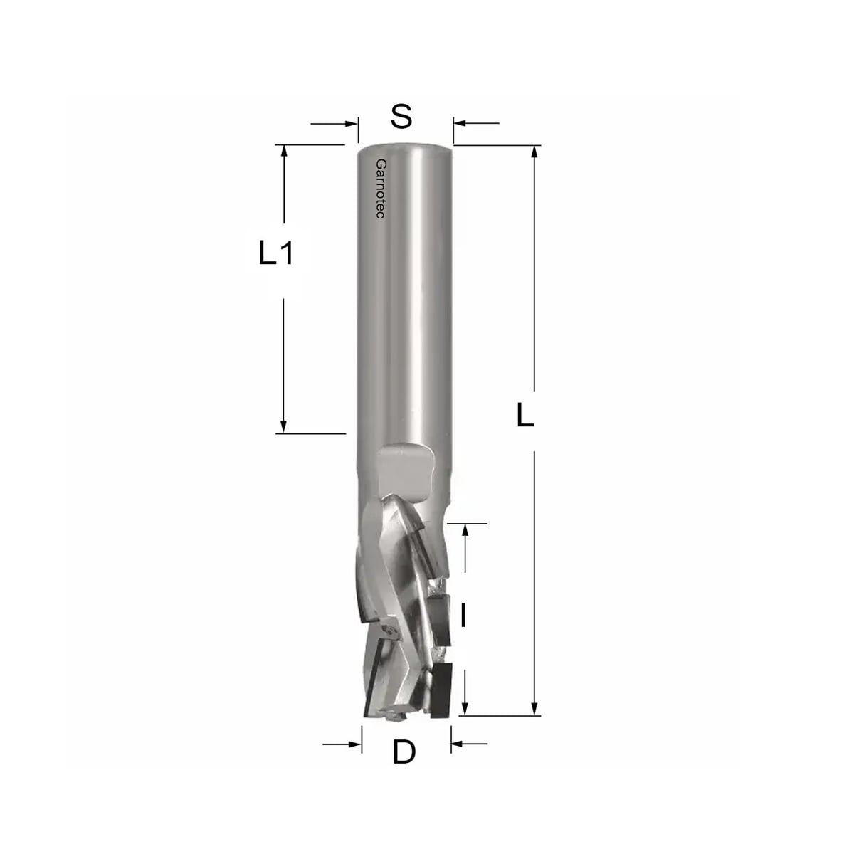 Diamantfrees negatieve PCD Z3+1 Nesting