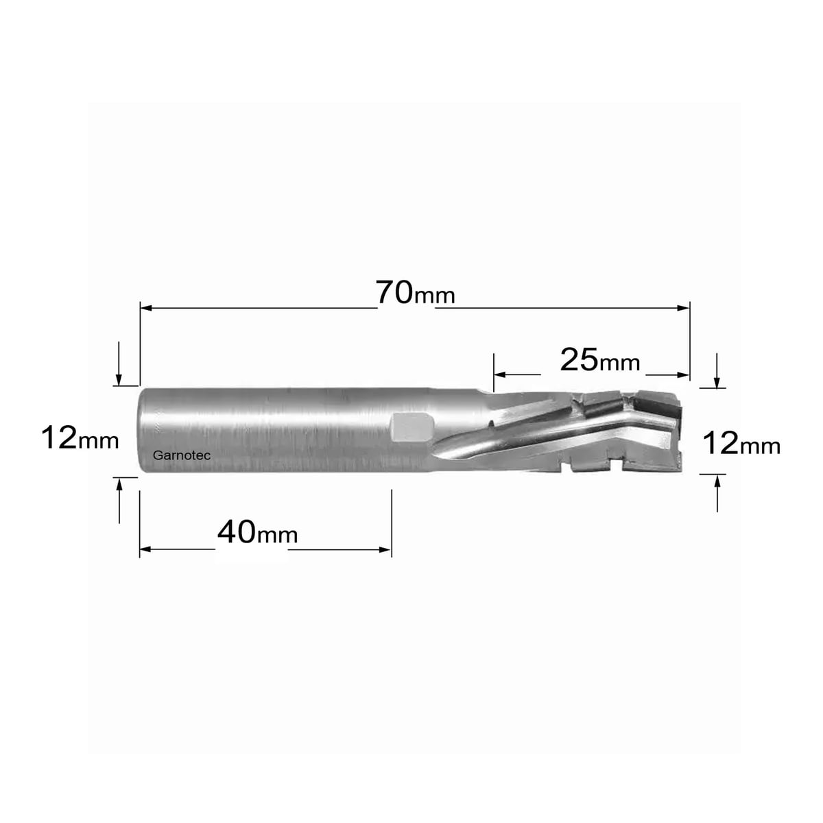 Diamantfrees negatieve PCD Z3+1 Nesting