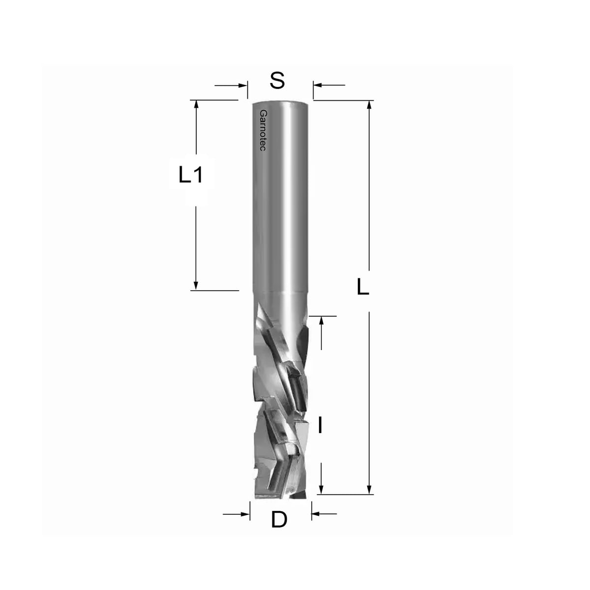 Diamantfrees negatieve PCD Z3+1 Nesting