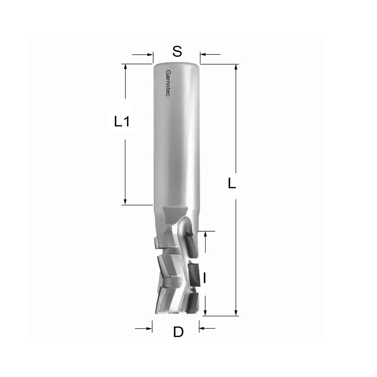 Diamantfrees negatieve PCD Z3+1 Nesting Turbo