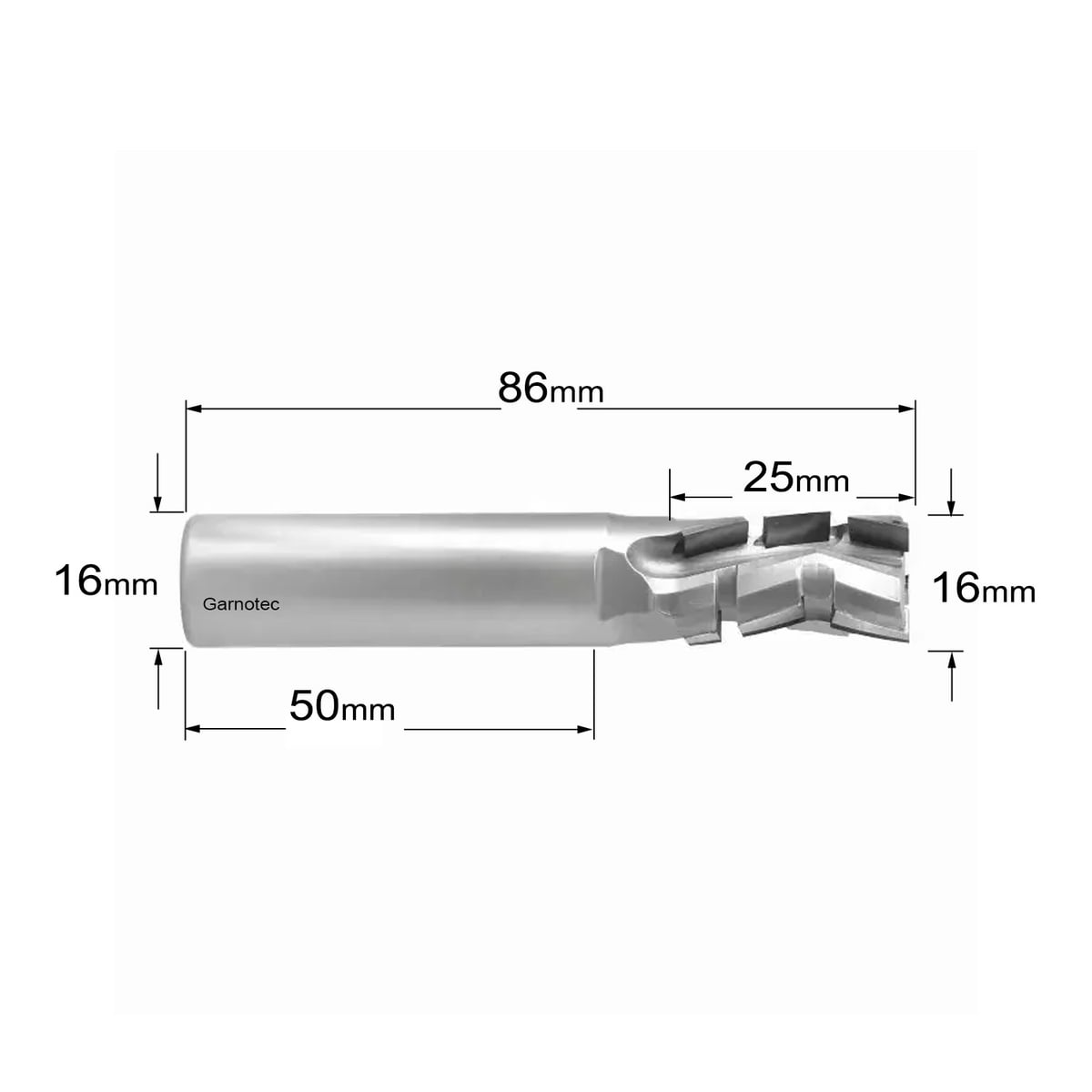 Diamantfrees negatieve PCD Z3+1 Nesting Turbo