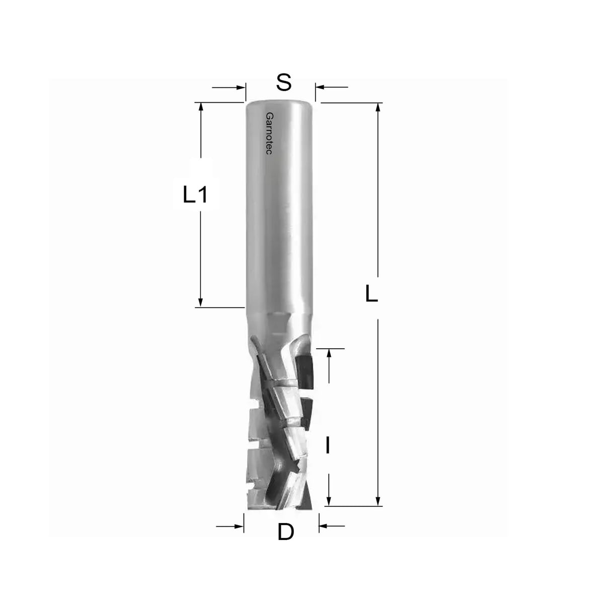 Diamantfrees negatieve PCD Z3+1 Nesting Turbo