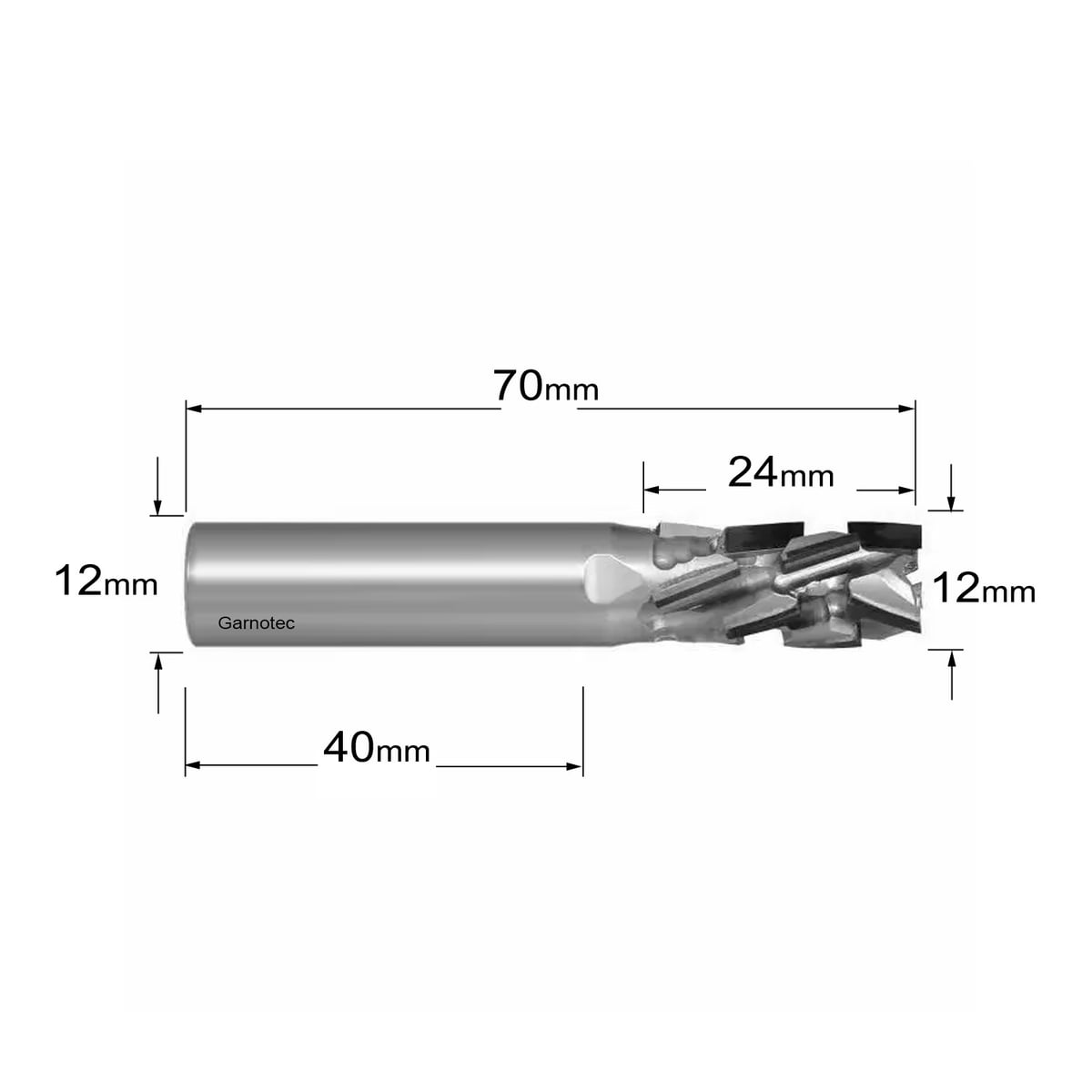Diamantfrees negatieve PCD Z3+3 Nesting FAST