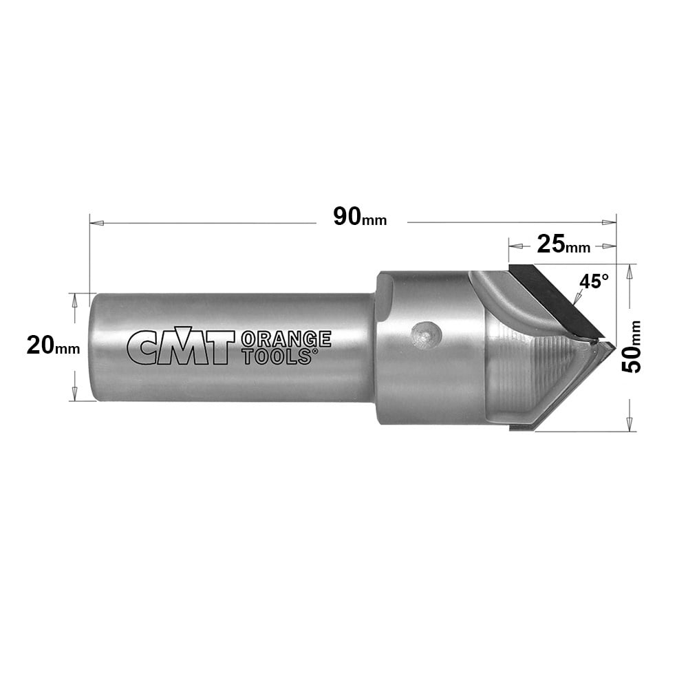 Diamant V-groeffrees, CMT