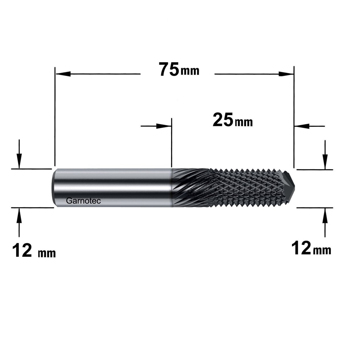 CNC composietfrees – spitse uitvoering – DLCS gecoat