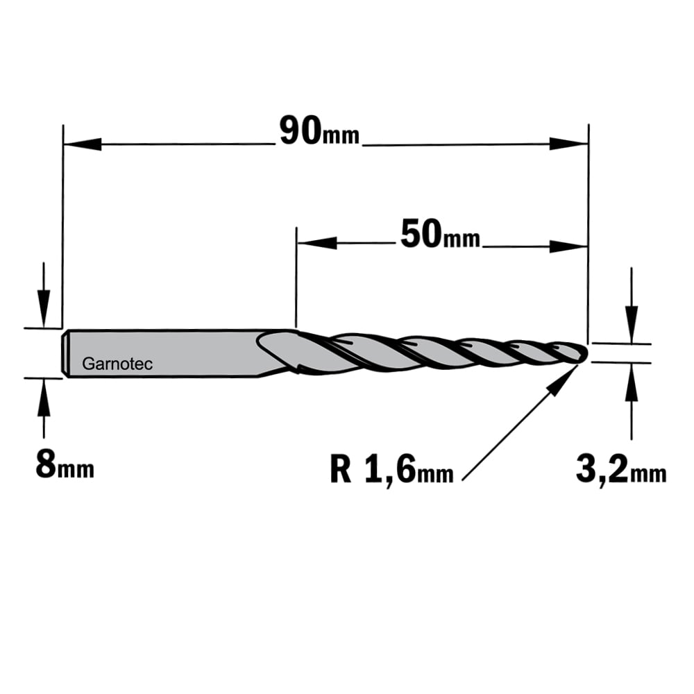 2D/3D spiraalfrees