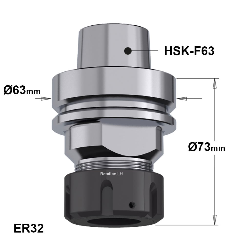 HSK precisie-spantanghouder ER32