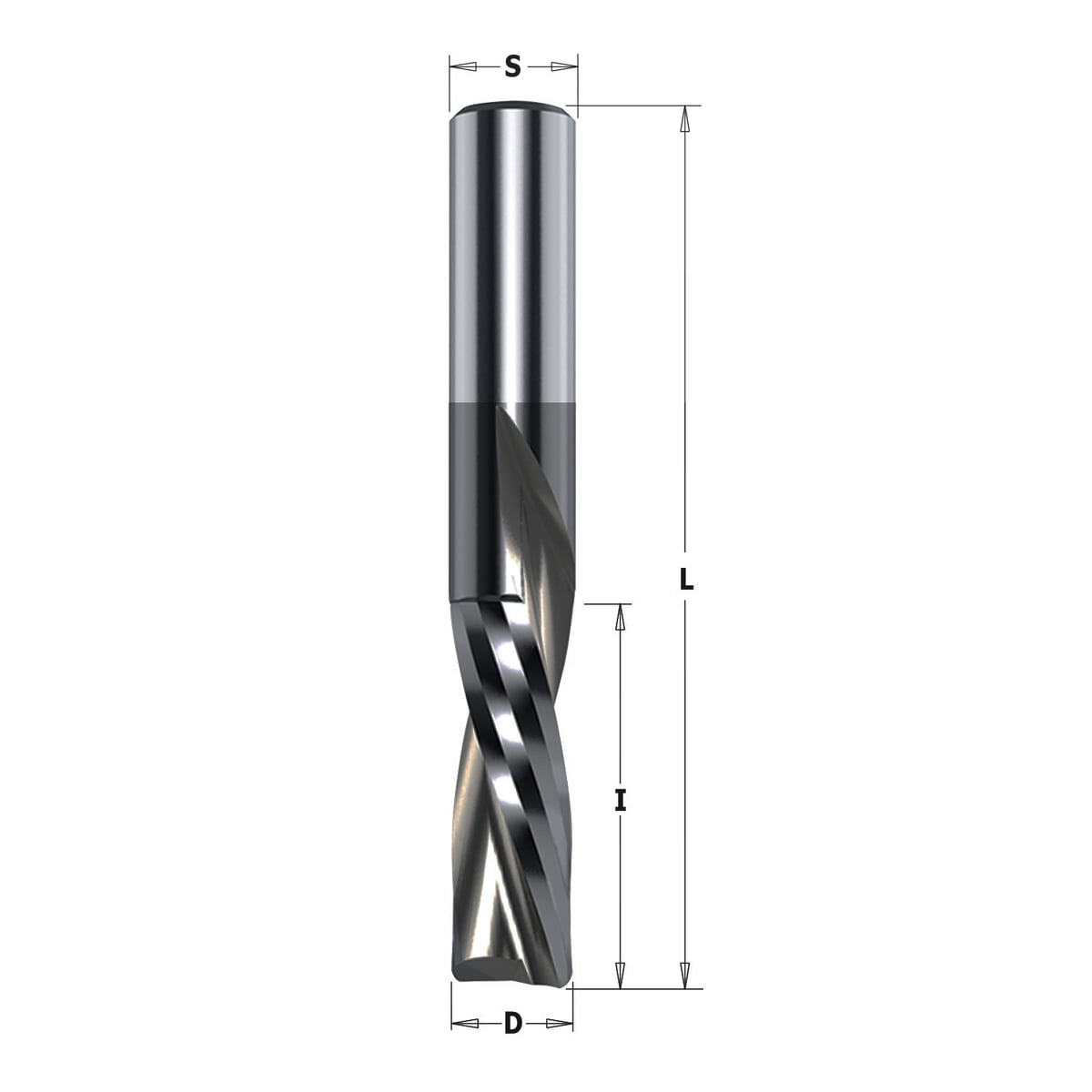 Negatieve spiraalfrees, HWM + coating