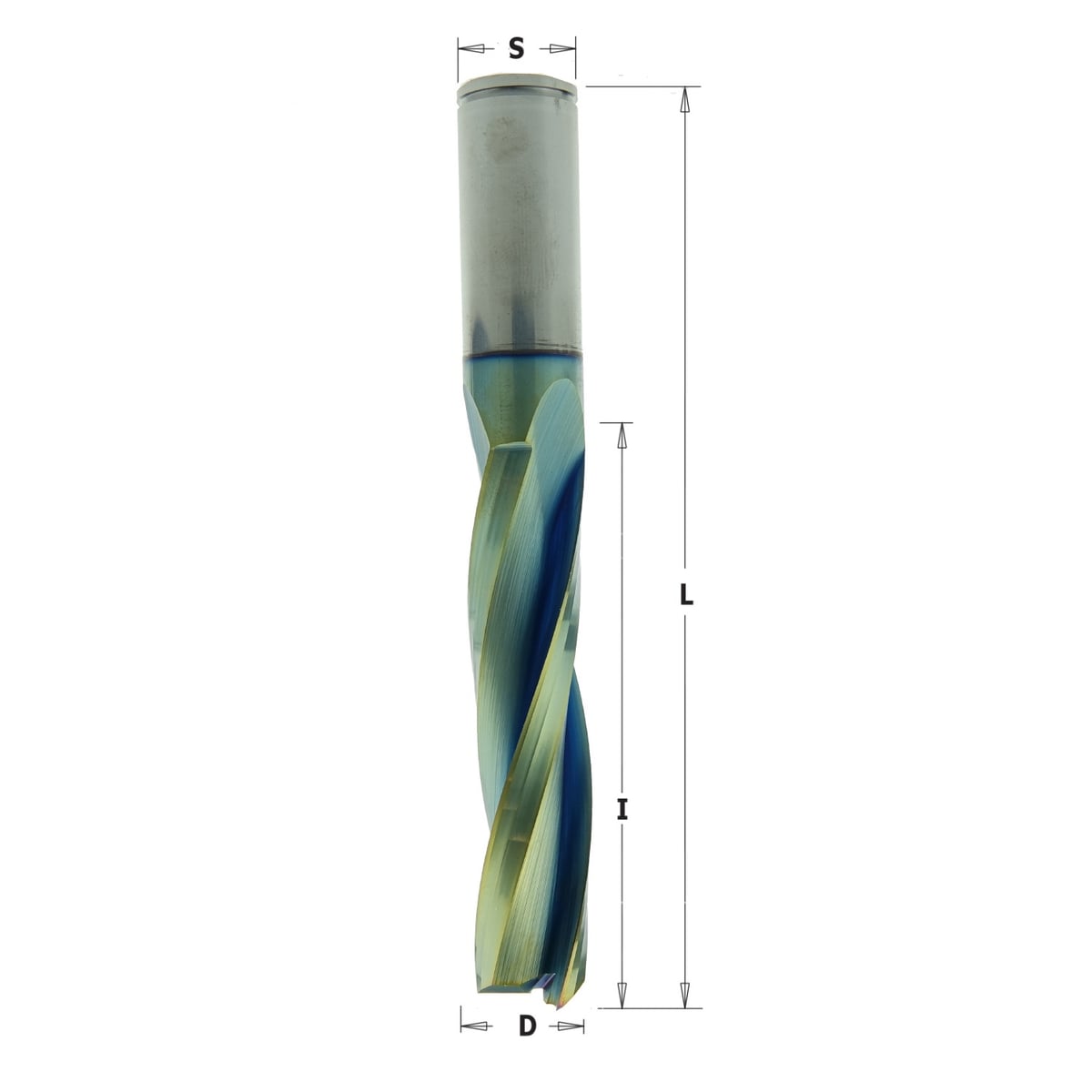Positieve spiraalfrees, HWM + coating