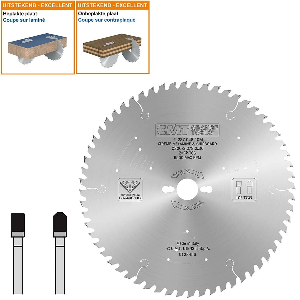 Diamantzaagblad voor plaat- en  abrasieve materialen