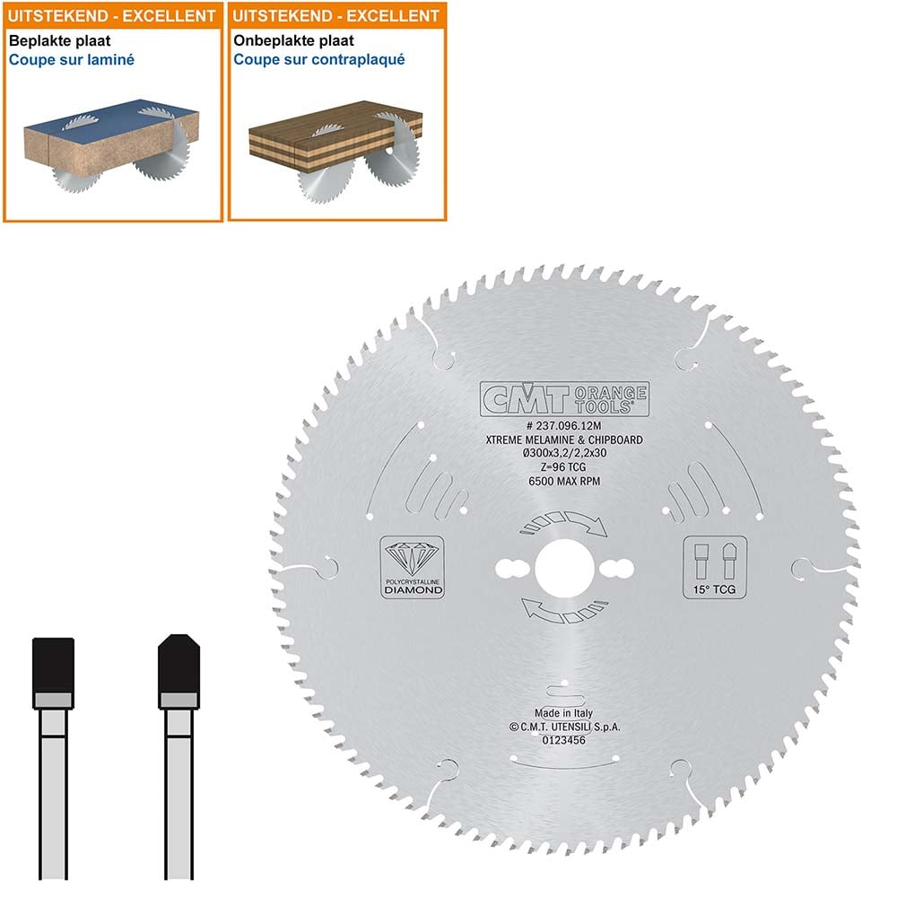 Diamantzaagblad voor plaat- en  abrasieve materialen