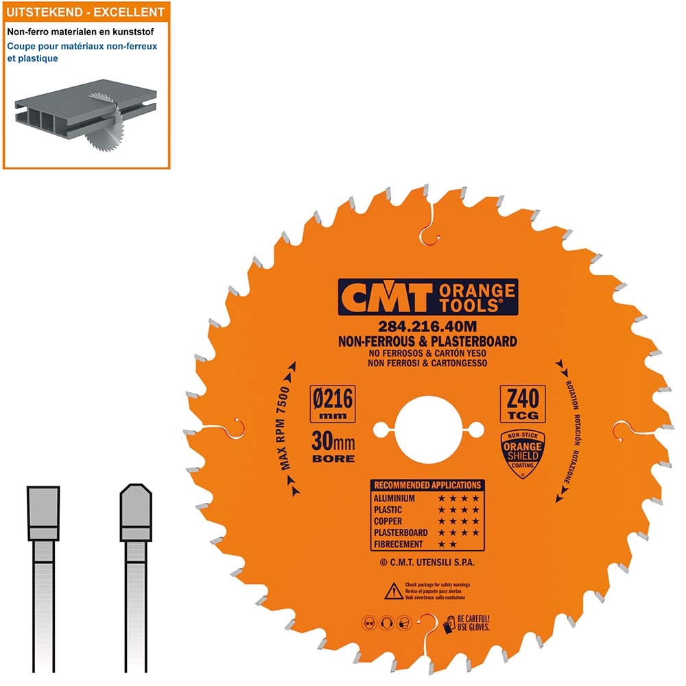 Cirkelzaagblad voor non-ferro metalen (aluminium)