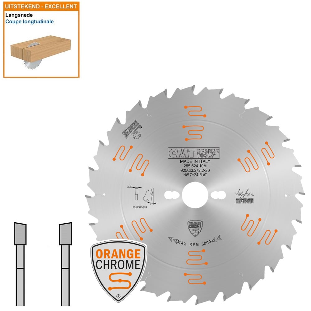 Schulpzaag met hardmetalen tanden voor hout