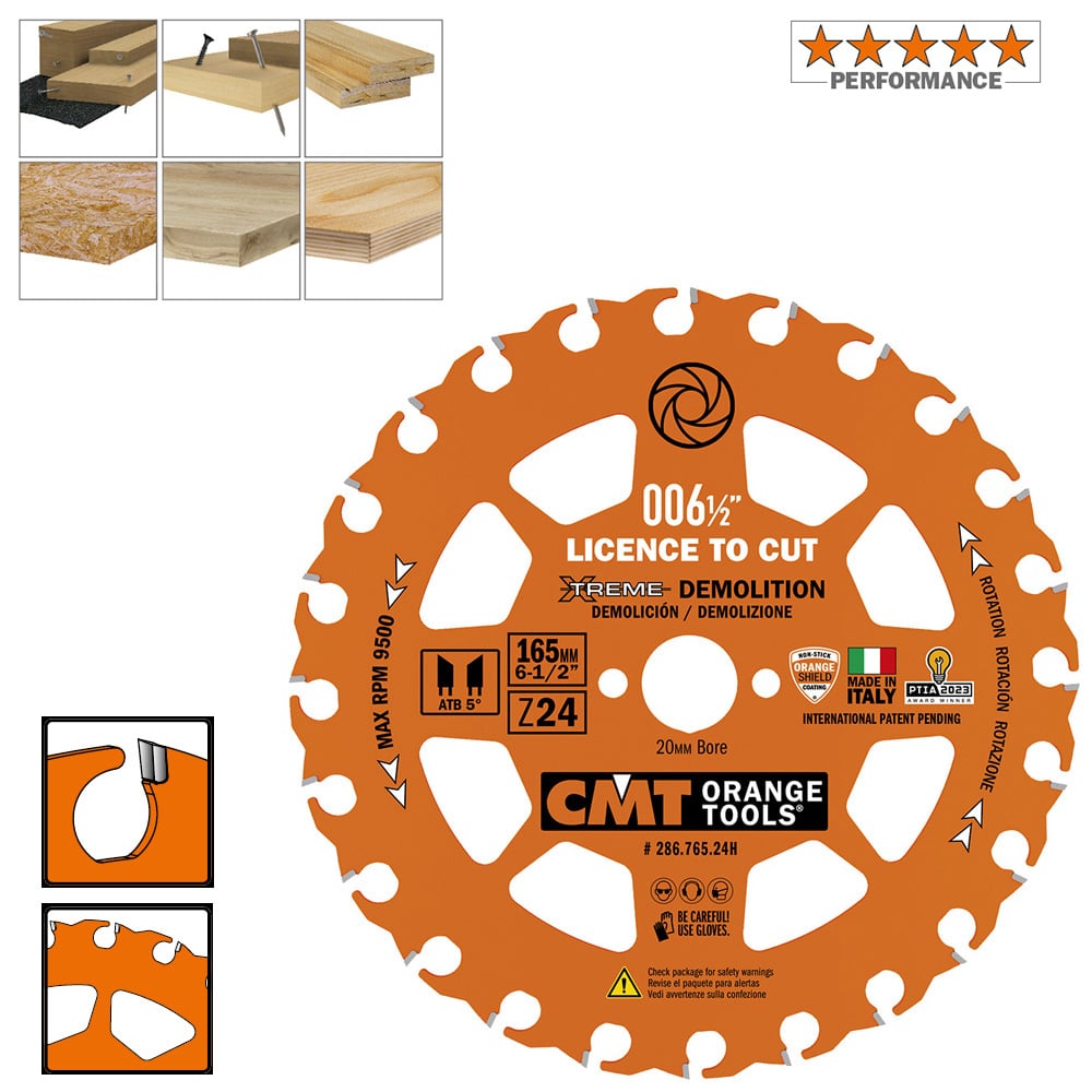 Cirkelzaag voor extreme sloopwerkzaamheden 160mm
