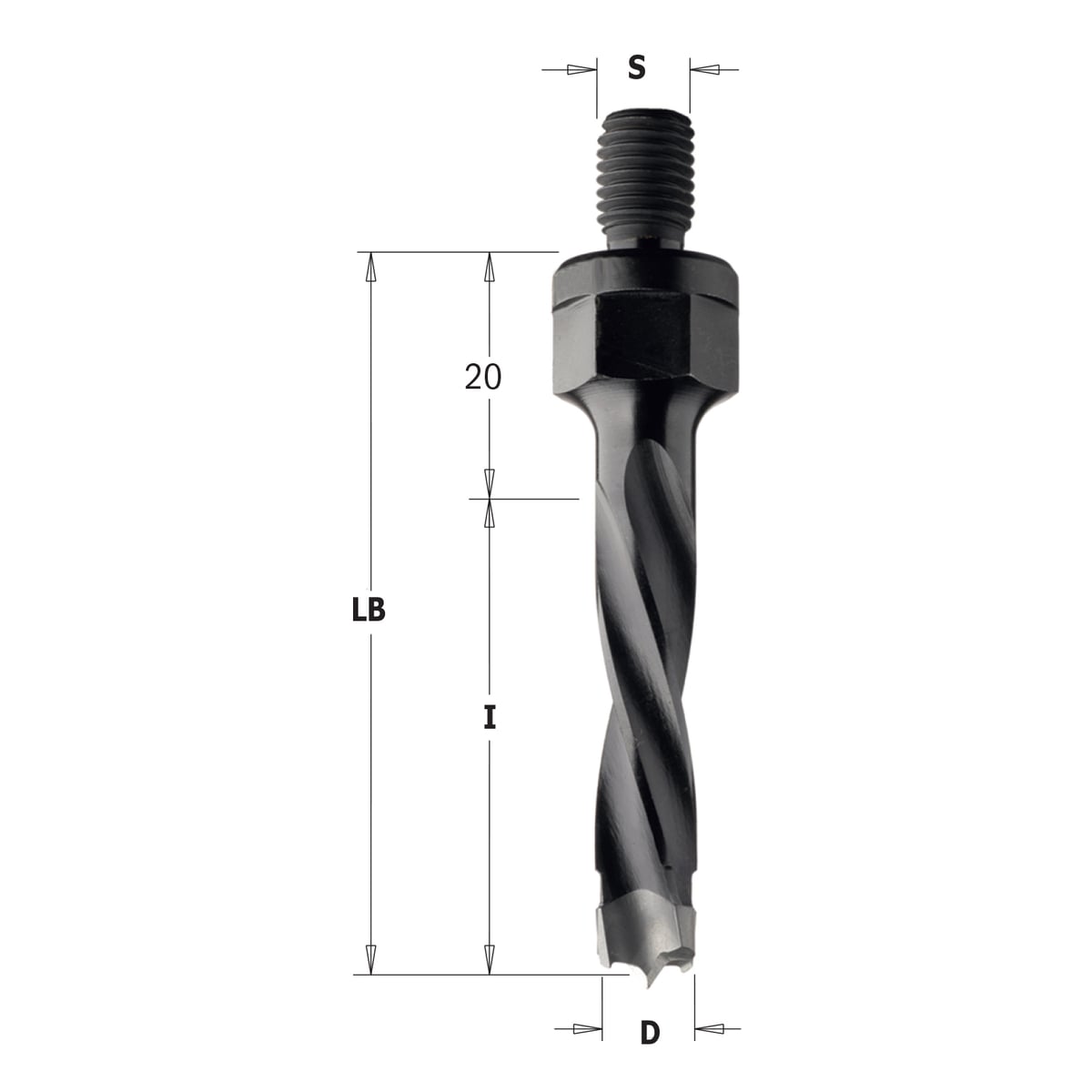 Drevelboor, links