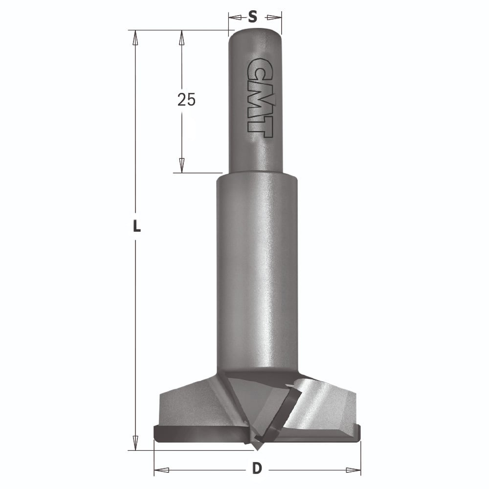 Cilinderkopboor met cilindrische schacht