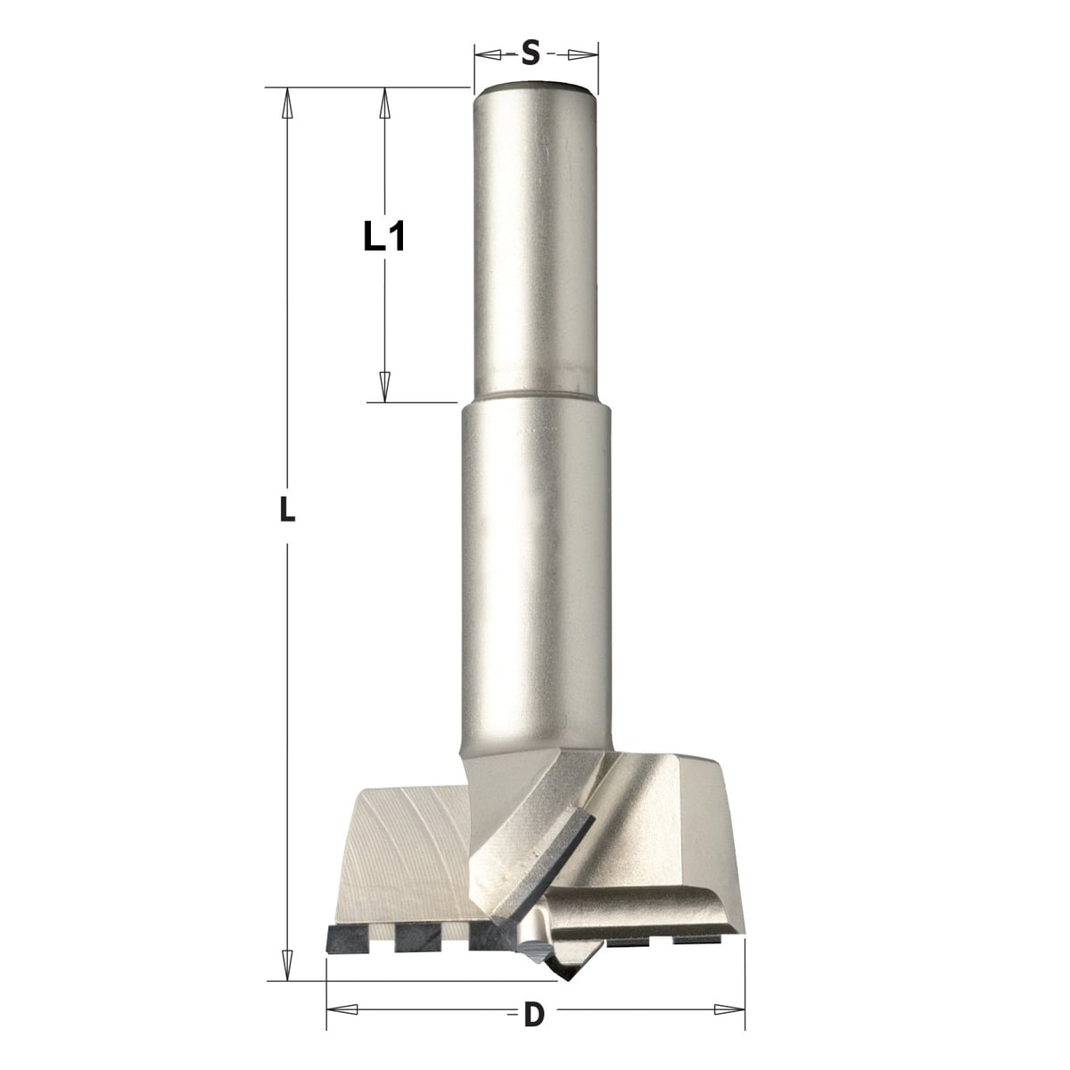 Cilinderkopboor D=35, links