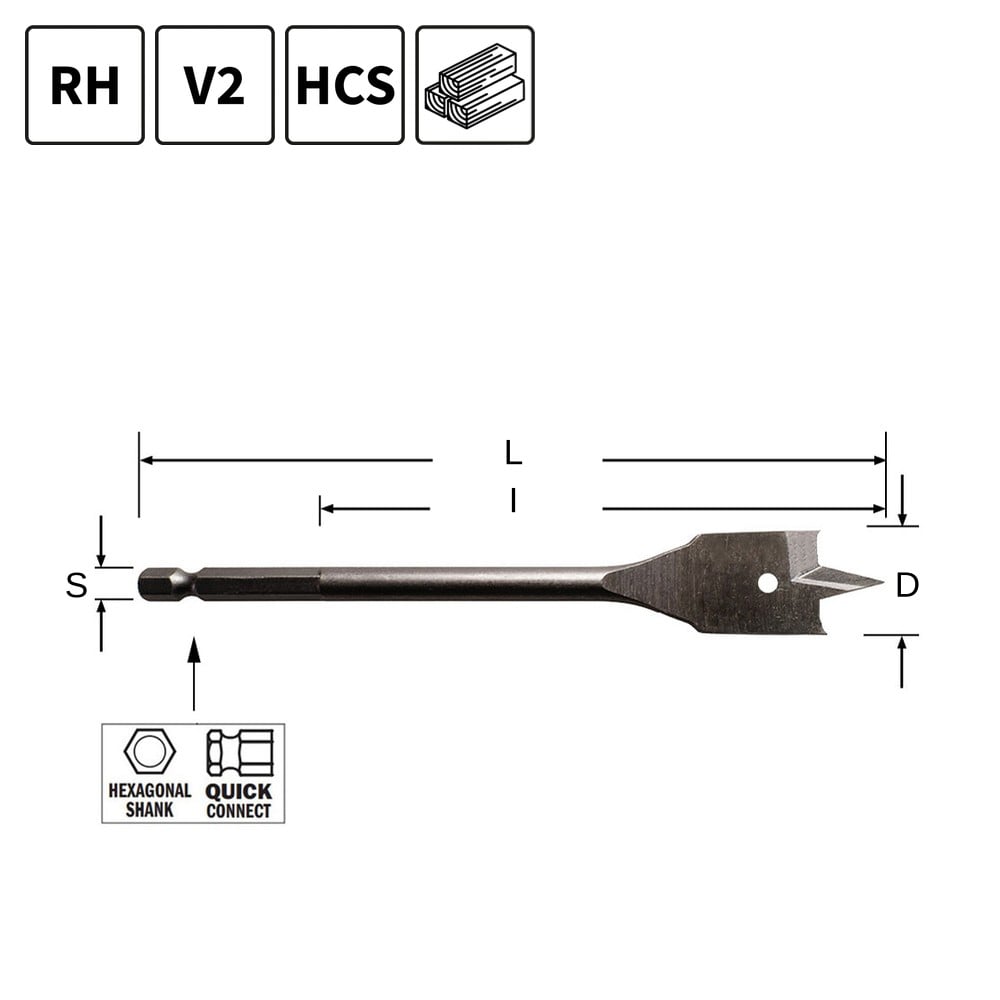 Speedboor,  D=28mm - GRN