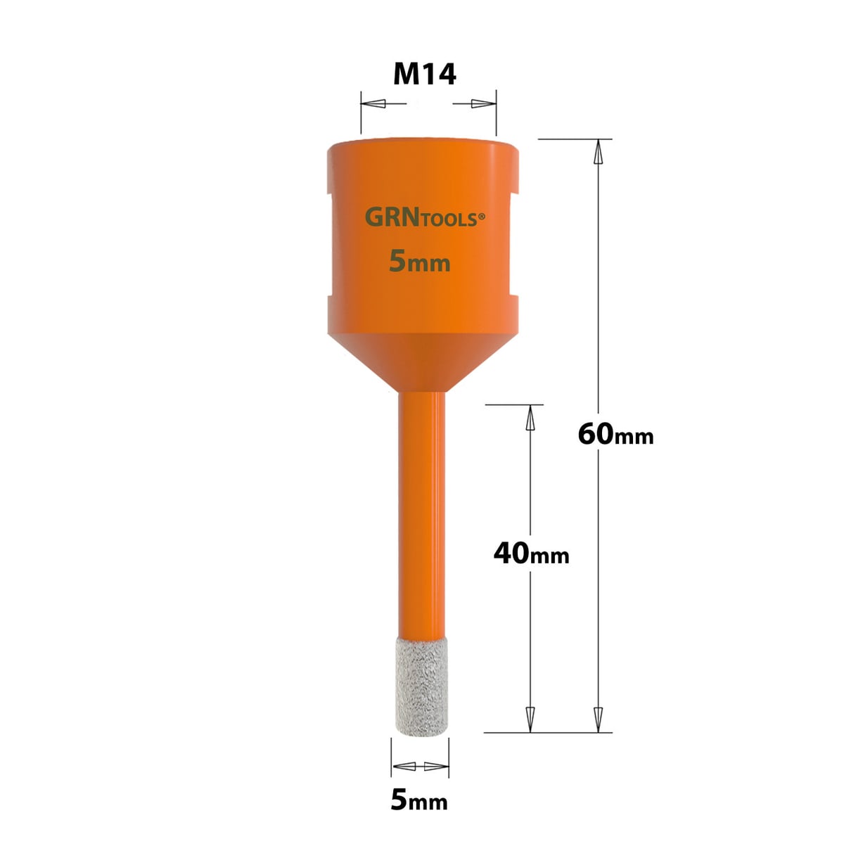 Gatzaag voor extreem harde materialen D=5mm