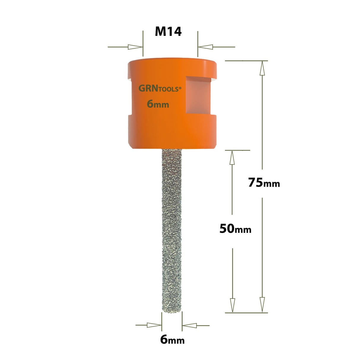 Gatzaag voor extreem harde materialen D=6mm