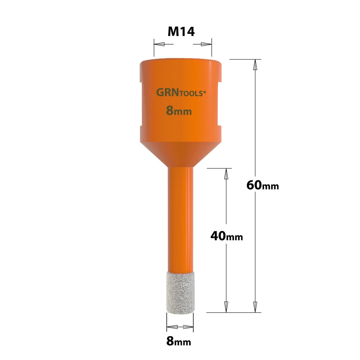 Gatzaag voor extreem harde materialen D=8mm