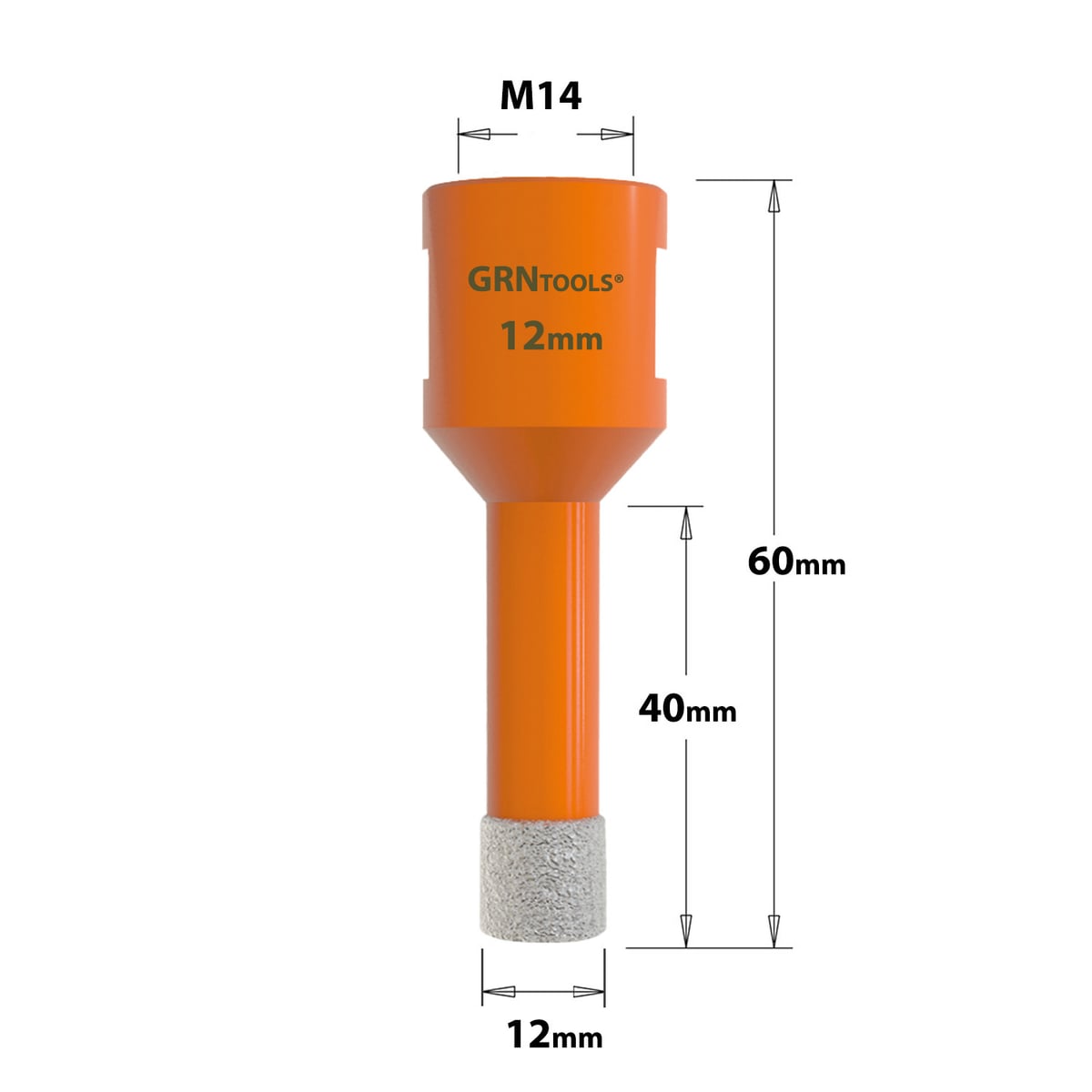 Gatzaag voor extreem harde materialen D=12mm