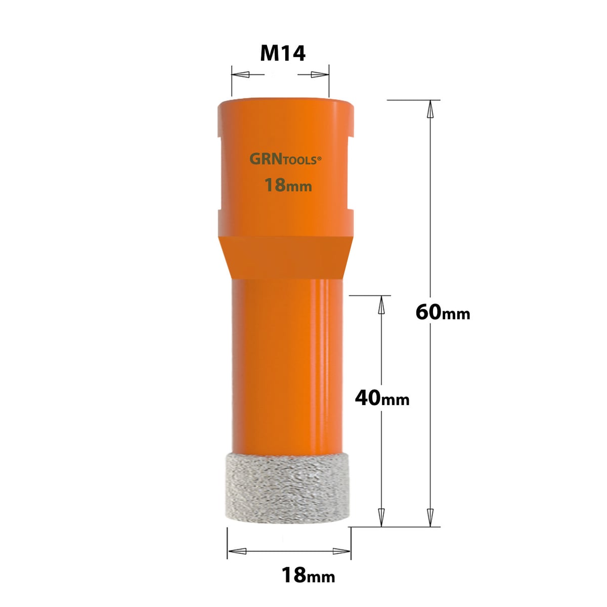 Gatzaag voor extreem harde materialen D=18mm
