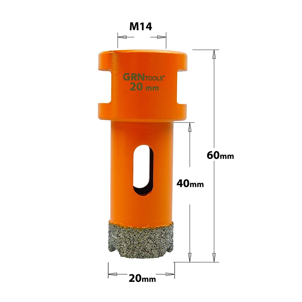 Gatzaag voor extreem harde materialen D=20mm