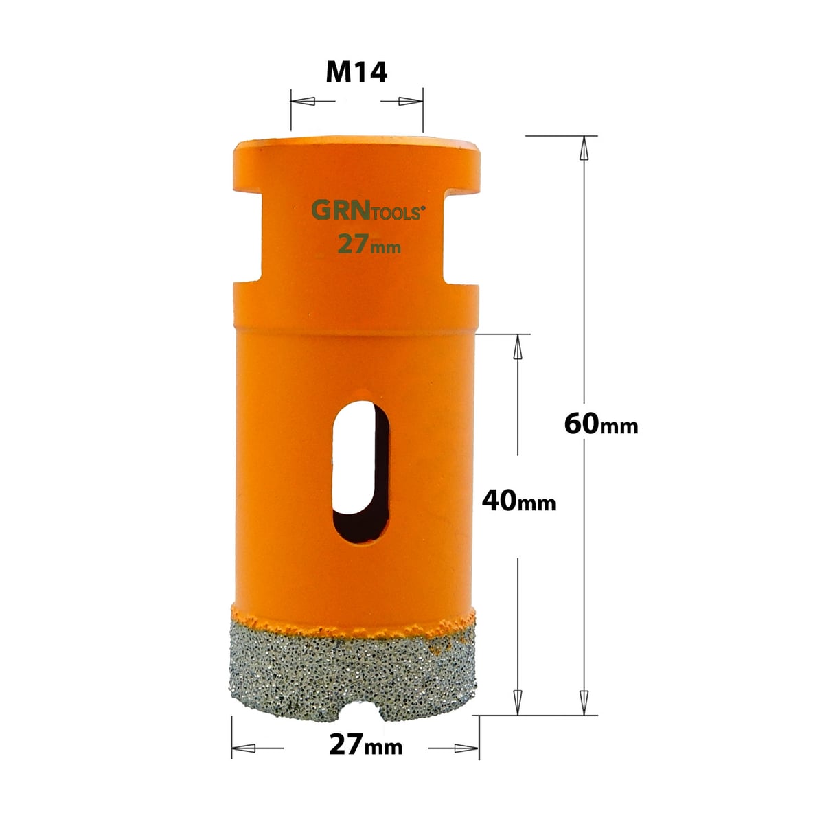 Gatzaag voor extreem harde materialen D=27mm