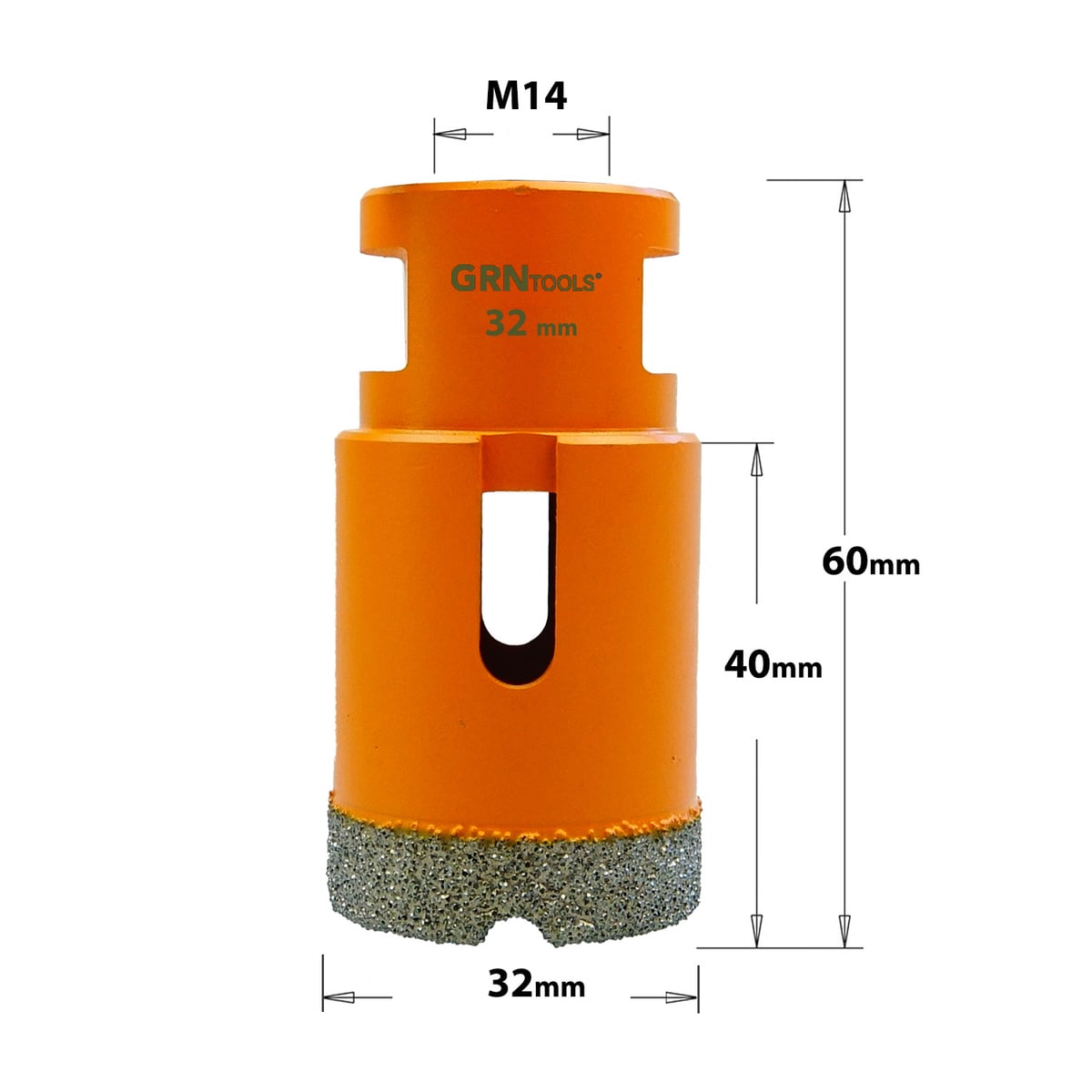 Gatzaag voor extreem harde materialen D=32mm