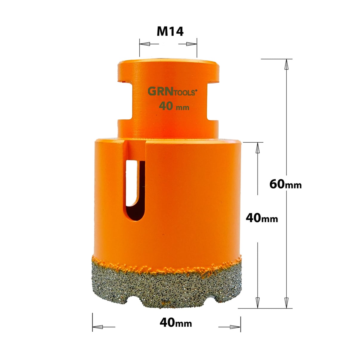 Gatzaag voor extreem harde materialen D=40mm