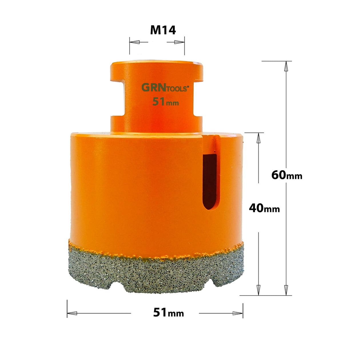 Gatzaag voor extreem harde materialen D=51mm